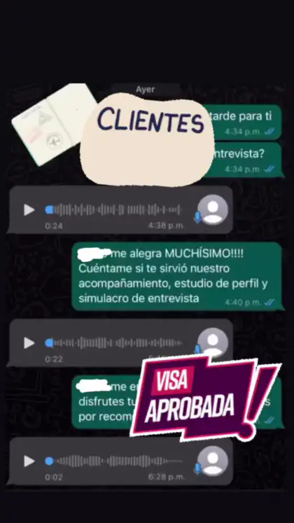 Vista previa del testimonio en video 10 de un cliente de Visa Para Turista