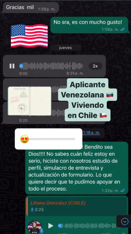 Vista previa del testimonio en video 14 de un cliente de Visa Para Turista