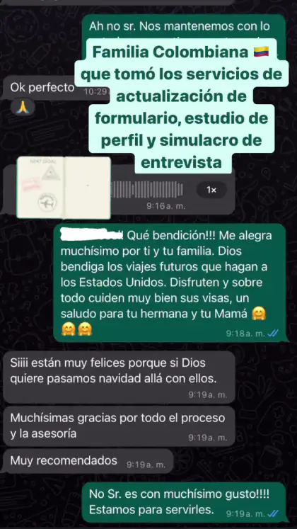 Vista previa del testimonio en video 13 de un cliente de Visa Para Turista
